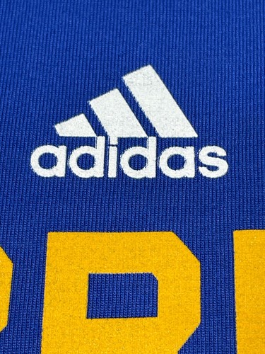 Camiseta Golden State Warriors NBA Adidas Azul Rendimiento Ultimate Para Hombre PEQUEÑA - Imagen 3 de 11