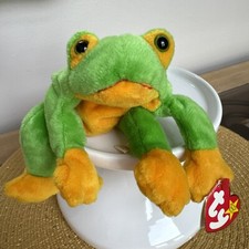 Ty Beanie Baby - SMOOCHY the Frog 1997 RETIRED NEW MWMTs - Stuffed Animal Toy