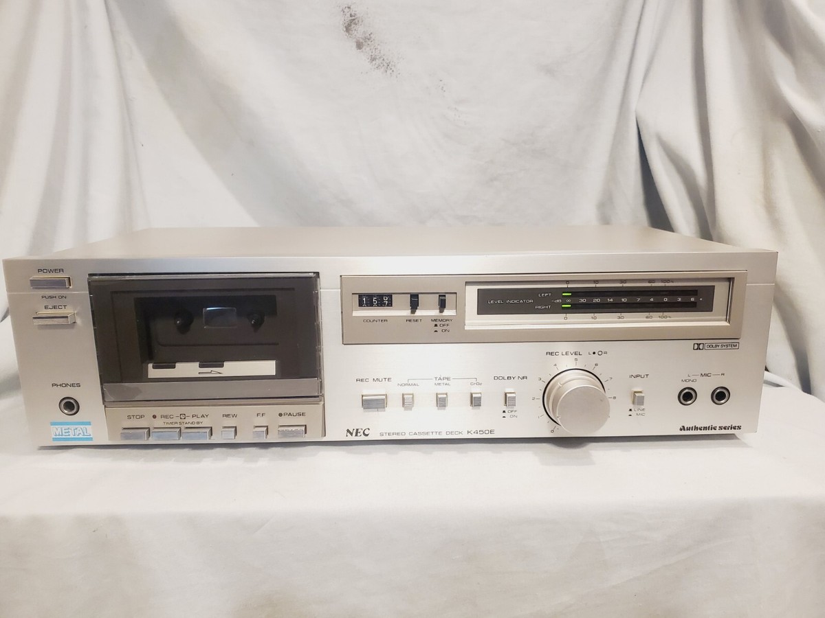 vintage NEC cassette deck K450E | eBay