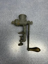 Vintage Universal No. 1 Food Meat Grinder Hand Crank, Table Mount Made In USA