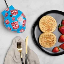 Uncanny Brands Autobot Mini Waffle Maker
