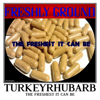 TURKEY RHUBARB ROOT 100 Vegetarian Capsule