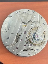 VINTAGE 10 SIZE E. HOWARD POCKET WATCH MOVEMENT, GR. SERIES 15, RUNNING GREAT
