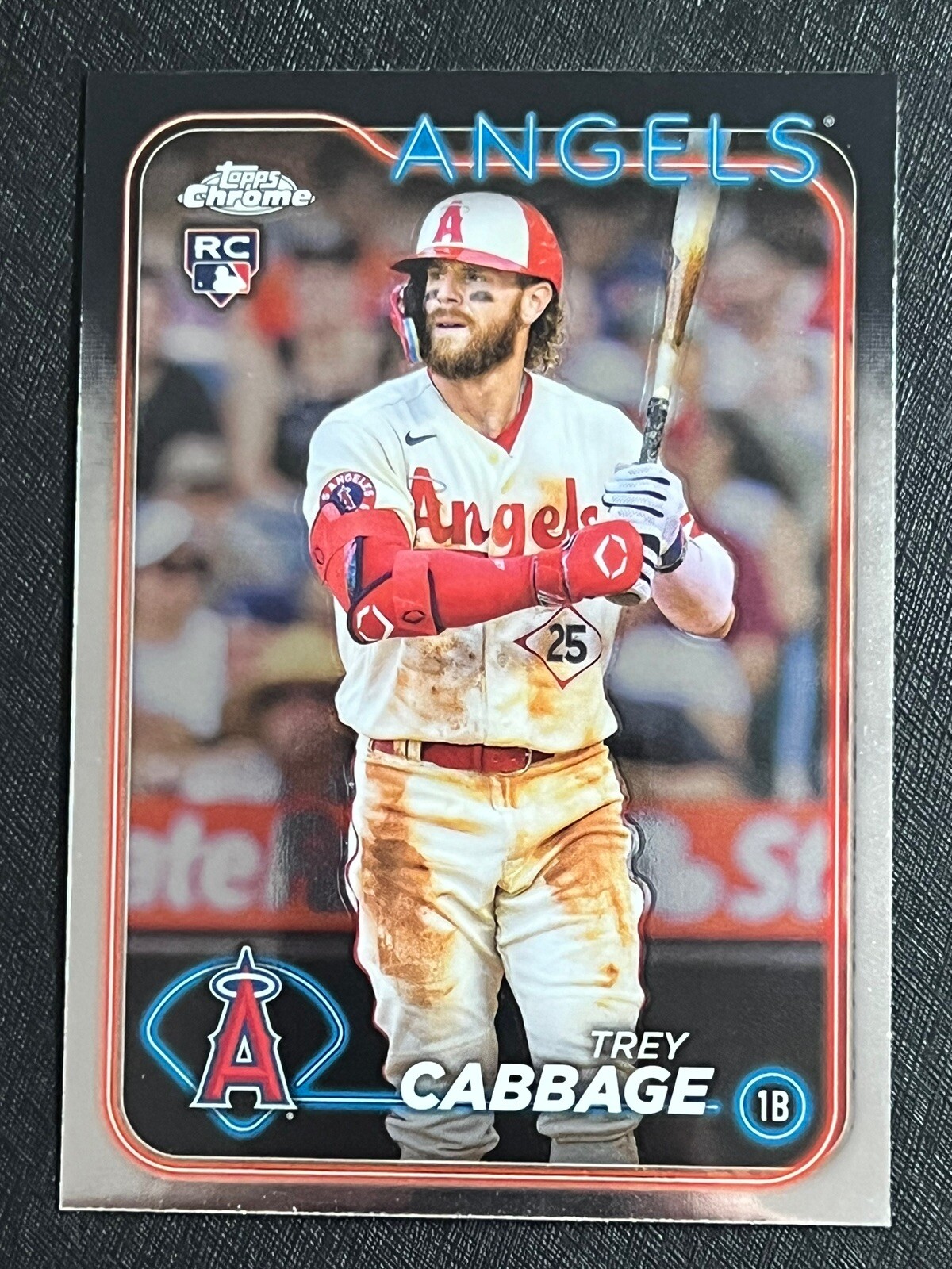 2024 Topps Chrome Base #226 Trey Cabbage Rookie Los Angeles Angels 1G