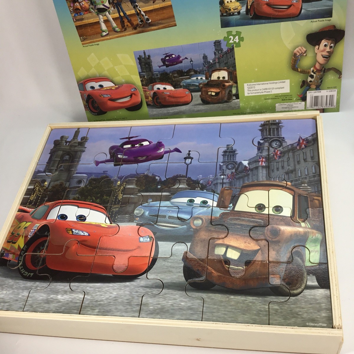 Disney Cars Buzz Lightyear Woody Jigsaw Puzzle 3 Puzzles 2013 72