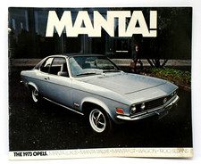1973 Opel Full Line Brochure Manta, GT,  Wagon, 1900 Sedans 73-DA-51