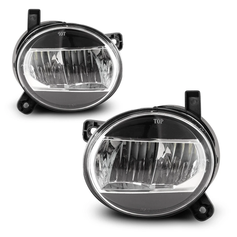 Pair LED Fog Lights for 2009-2012 Audi A4 Q5 A6 Clear Bumper Front Driving Lamp — 第 3/4 张图片