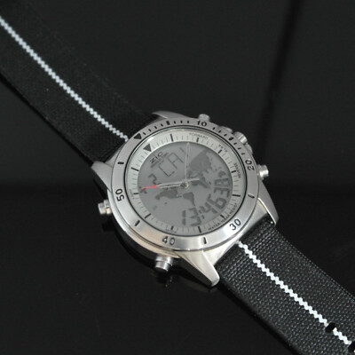 VINTAGE SEIKO ALBA ZiC DIGI-ANA WORLD-TIME NX04-0A20 MEN'S WATCH