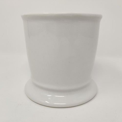 Anthropologie Monogram Mug K Initial White Black Ceramic Footed Coffee Tea Cocoa - Picture 10 of 16