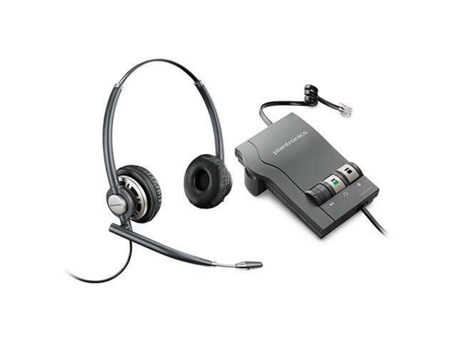 Plantronics HW720 EncorePro Binaural Headset + M22 43596-65 Amplifier New In Box