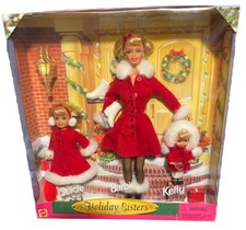 NRFB!!!Vintage Barbie Holiday Sisters Gift Set: Stacie Barbie Kelly 1999