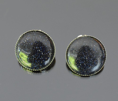 Ohrclips Ohrringe Clips Clip Natur Edelstein Stein Oval Rund Lapis Lazuli - Bild 14 von 22