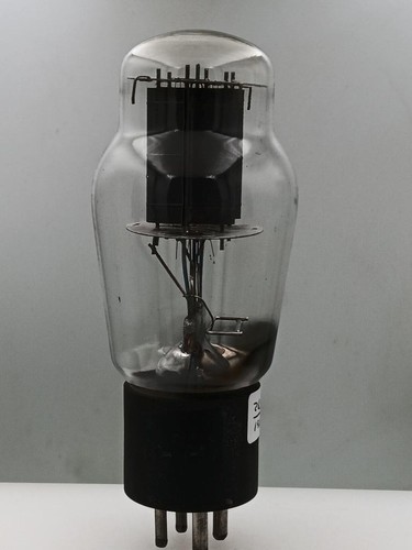 Strong RCA 2A3 2650gm Black Plate Bottom "D" Getter Serious Tubes B17 - Bild 3 von 4