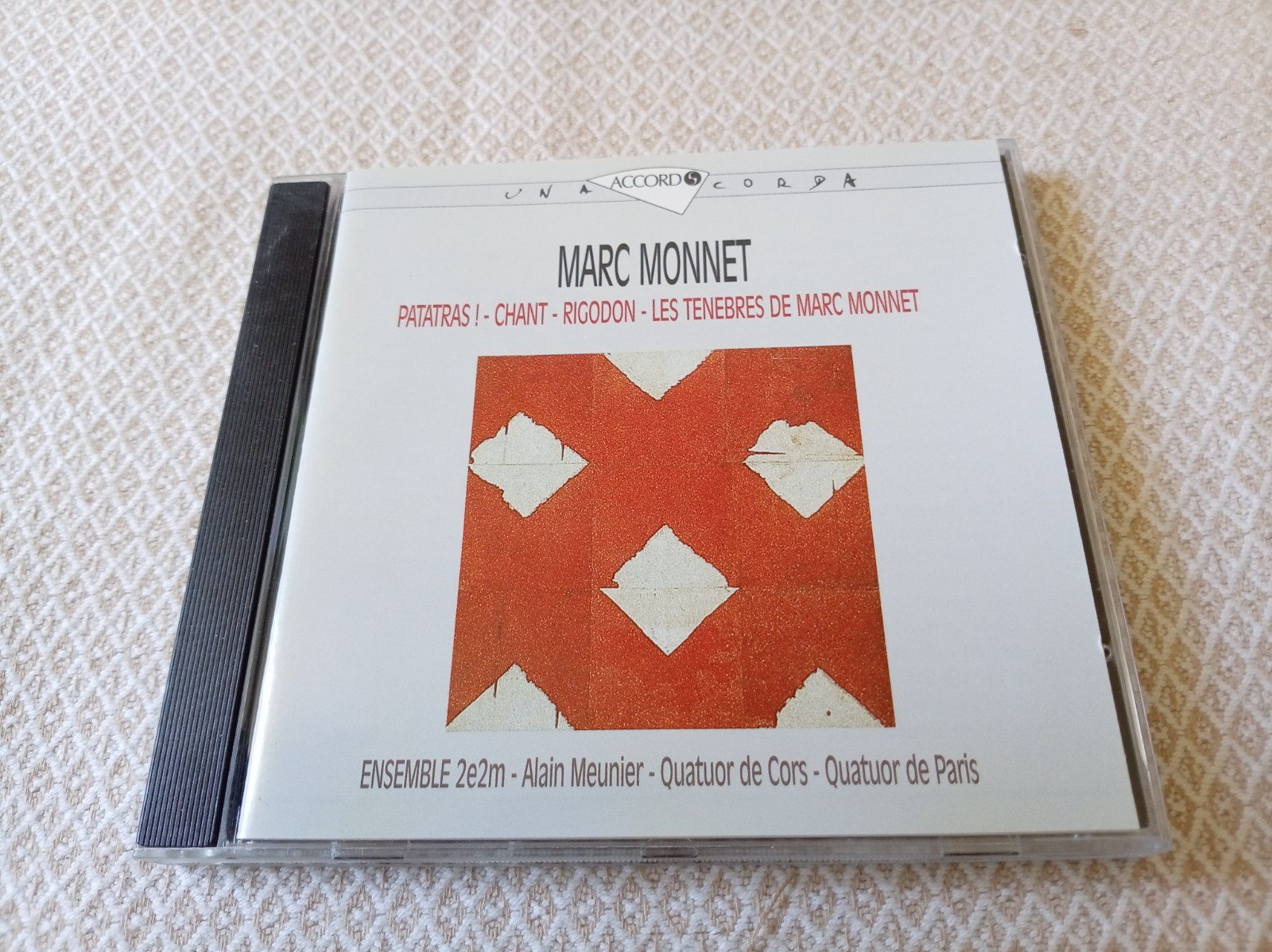 Marc Monnet : Patatras !, Chant, Rigodon, Les Ténèbres - Ensemble 2e2m CD Accord