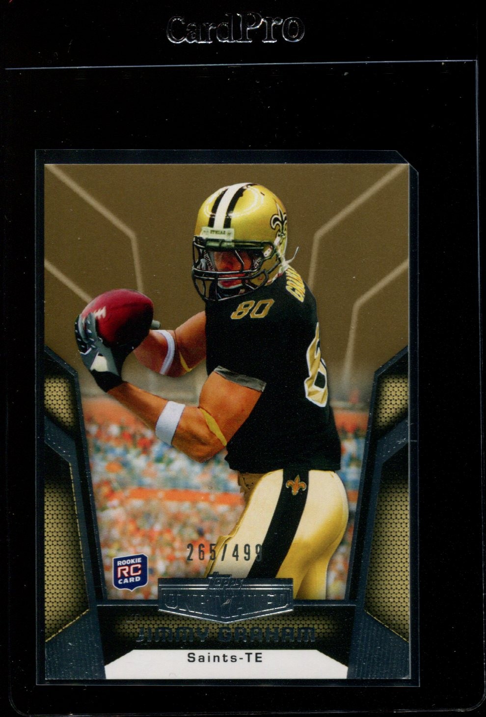 Jimmy Graham Topps Unrivaled #123 Gold