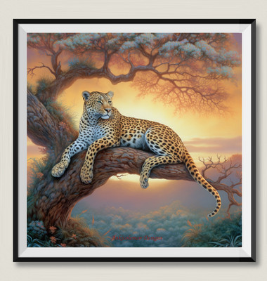 Savannah Throne - DIY Chart Counted Cross Stitch Patterns Needlework DMC Color