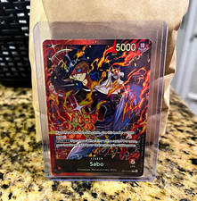 Bandai One Piece Card Game Sabo OP13-004 Leader Foil Special 5000 Power