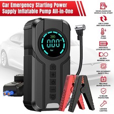 8000A Car Jump Starter with Air compressor Power Bank Battery Charger Portable
