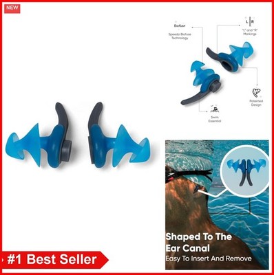 Swimming Earplugs Reusable Biofuse Comfort Fit Left Right Marked Floating