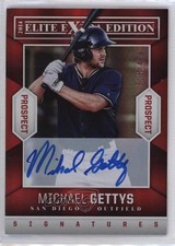 2014 Panini Elite Extra Edition Prospects 318/499 Michael Gettys #91 Auto 11b4