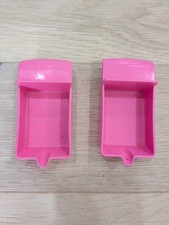 Set of 2 Easy Bake Oven Replacement Lot Warming Cups Trays Pieces