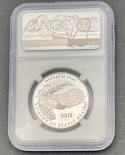 2022 W PLATINUM EAGLE $100 "FREEDOM OF SPEECH" NGC PF 70 UC
