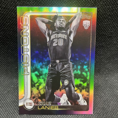 #ad 2025 26 Topps Chaz Lanier 238 Target Black Friday Detroit Pistons Blackout RC $2.00
