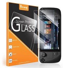  2 Pack Steam Deck Screen Protector 7 Inch 2021 Release, 9H Tempered Glass F...