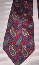 Leonardo Strelli For Tie Rack Silk Paisley Made In Italy 