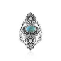 Cavill Kingman TüRkis Ring 925 Sterling Silber Damen Ring Oval 0,918Ct Schmuck