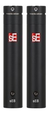 SE Electronics sE8SC P Pair of sE8 Supercardioid Microphones w/Mounts Case
