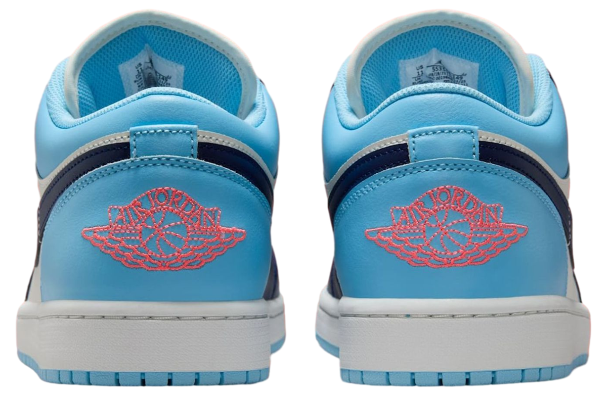Air Jordan 1 Low \'Blue Chill\' 553558-149 Men size 7.5 553558-149 Nike Air Jordan 1 Low Blue Chill (Men main image 2