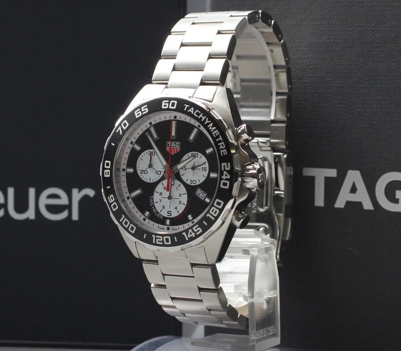 MINT Tag Heuer Formula 1 CAZ101E BA0842 Chronograph Men's Watch Full Set