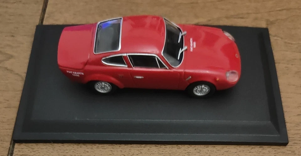 MODELLINO AUTO FIAT ABARTH 1000 BIALBERO-1963 COLLEZIONISMO - Immagine 3 di 4