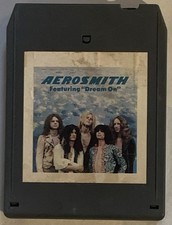 Aerosmith Self-titled Featuring Dream On 1973 CBS 8-Track Play Tested Working