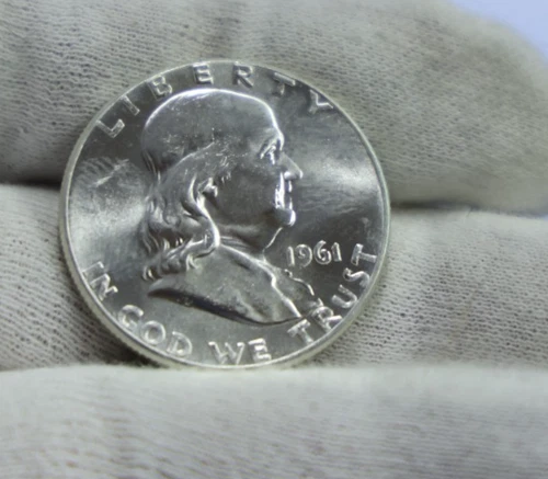 1961 US Franklin Half 50c Unc..