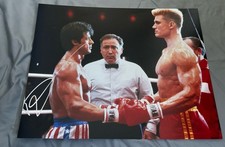 Dolph Lundgren Signed 11x14 Photo Rocky Drago