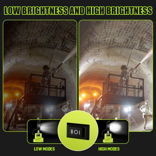 Cordless LED Work Light for Ryobi 18V One+ Li-ion Battery 18W 2100LM no battery - Picture 7 of 11
