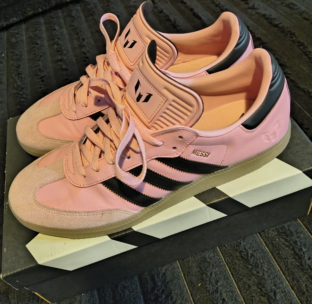 adidas Messi Samba Pink Black Sneaker JP7844 Inter Miami CF