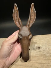 10" Antique Style Cast Iron Donkey Head Boot Jack