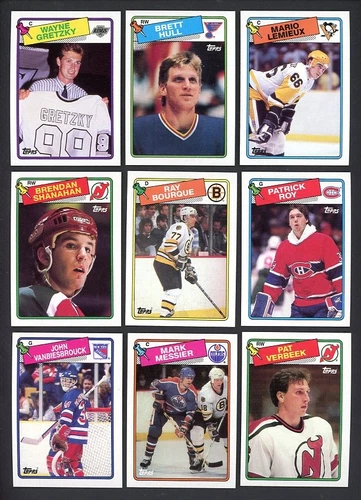 1988 TOPPS HOCKEY COMPLETE SET EX-MT/NR-MT HULL LEMIEUX GRETZKY 532142 (KYCARDS)