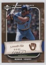 2005 Upper Deck Classics Classic Moments 1872/1999 Robin Yount #CM-RY HOF 3pu