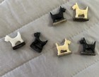 Vintage Scottish Terrier Tricky Dog Magnets Lot of Six 1946 — photo 5