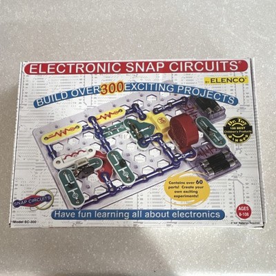 Elenco Snap Circuits SC-300 Educational Kit Build Over 300 Projects Ages 8-108