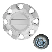 HC3Z1130E Chrome Front Rear Wheel Center Hub Cap For 17-24 Ford F-250 Super Duty