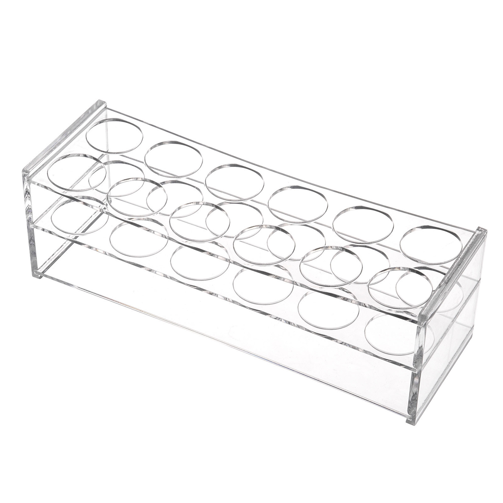 Tube Rack Acrylic Test Tube Rack Holder 10ml 25ml 50ml 100ml Tube 40-Socket