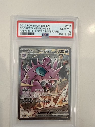Team Rocket's Nidoking ex 233/182 Sv10: Destined Rivals Holo