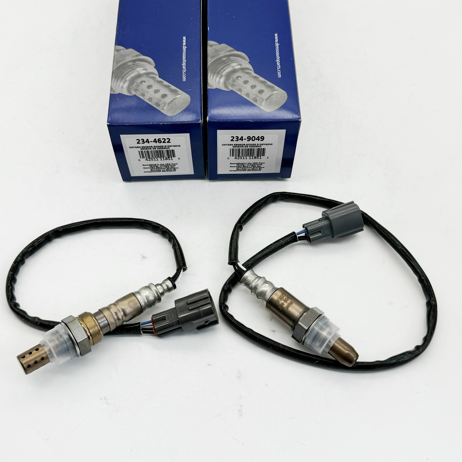 2PCS Denso Up+Down Oxygen O2 Sensors For Toyota Camry RAV4 2.4L L4 234 ...