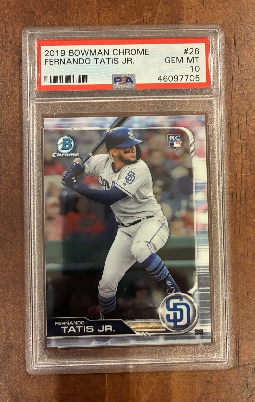 2019 Bowman Chrome 26 Fernando Tatis Jr. PSA 10 RC Rookie San Diego Padres