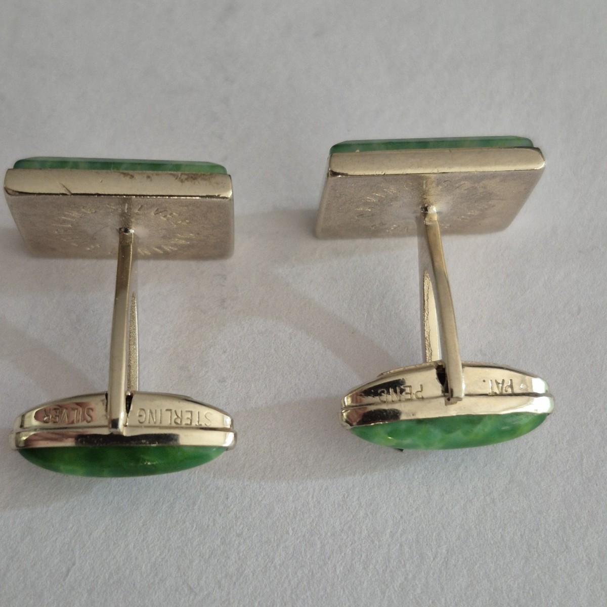 Davinci Sterling Silver Turquoise  Cufflinks View 5